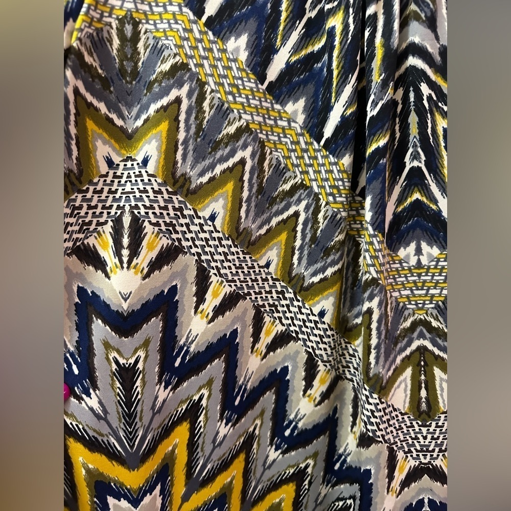 ⚫️ Jules & Leopold Chevron Ikat Print Tunic Top – XL - Picture 4 of 6